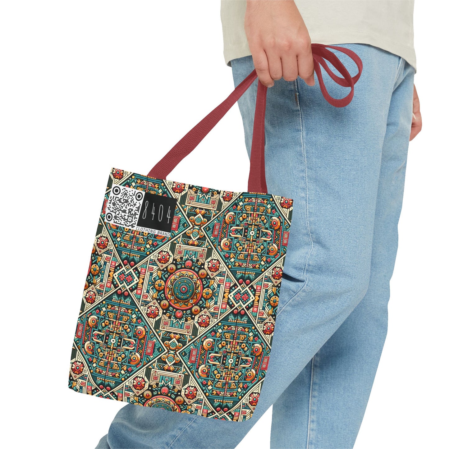 Cultural Fusion Tech Blend of Cultural Heritage With Tech-Inspired Elements Tote Bag - 8404 Design-74