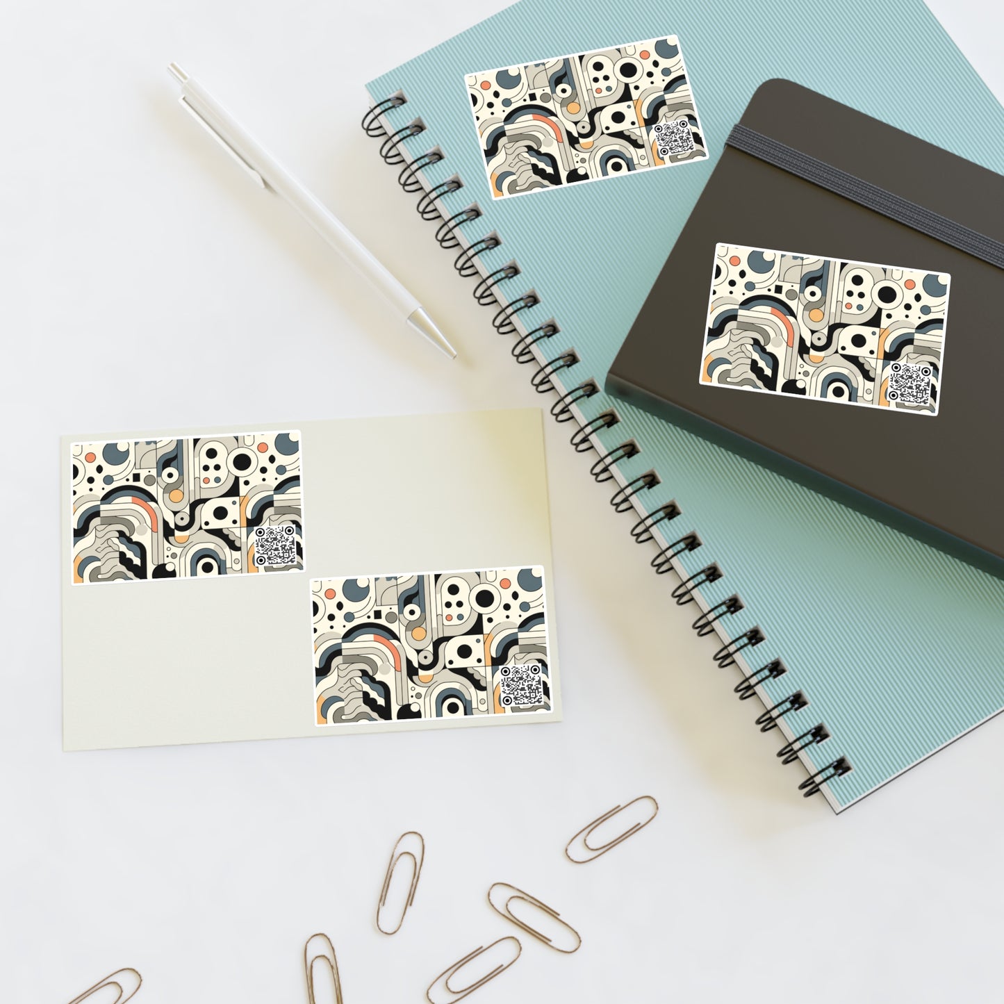 Modern Minimalism Minimalist Tech Sticker Sheets - 8404 Design-60