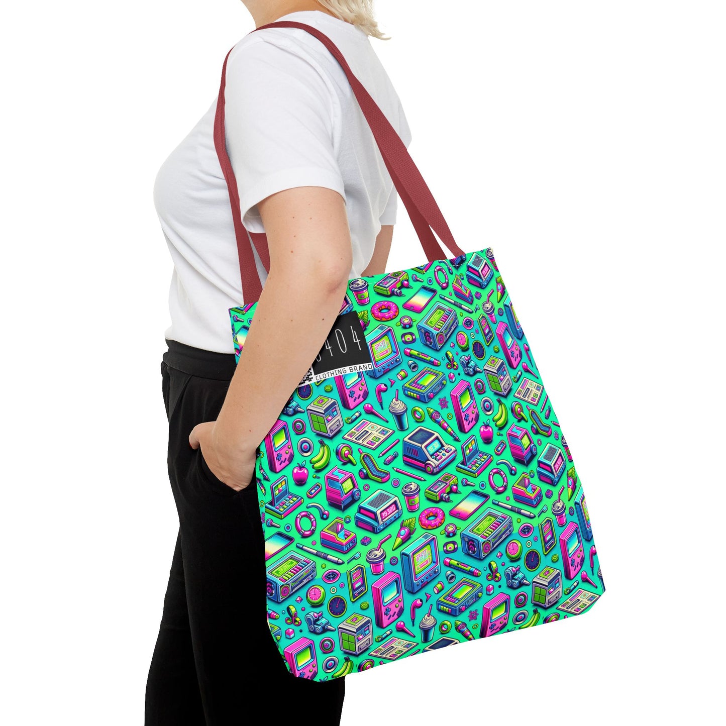 Y2k Revival Nostalgic Futurism Tote Bag - 8404 Design-48