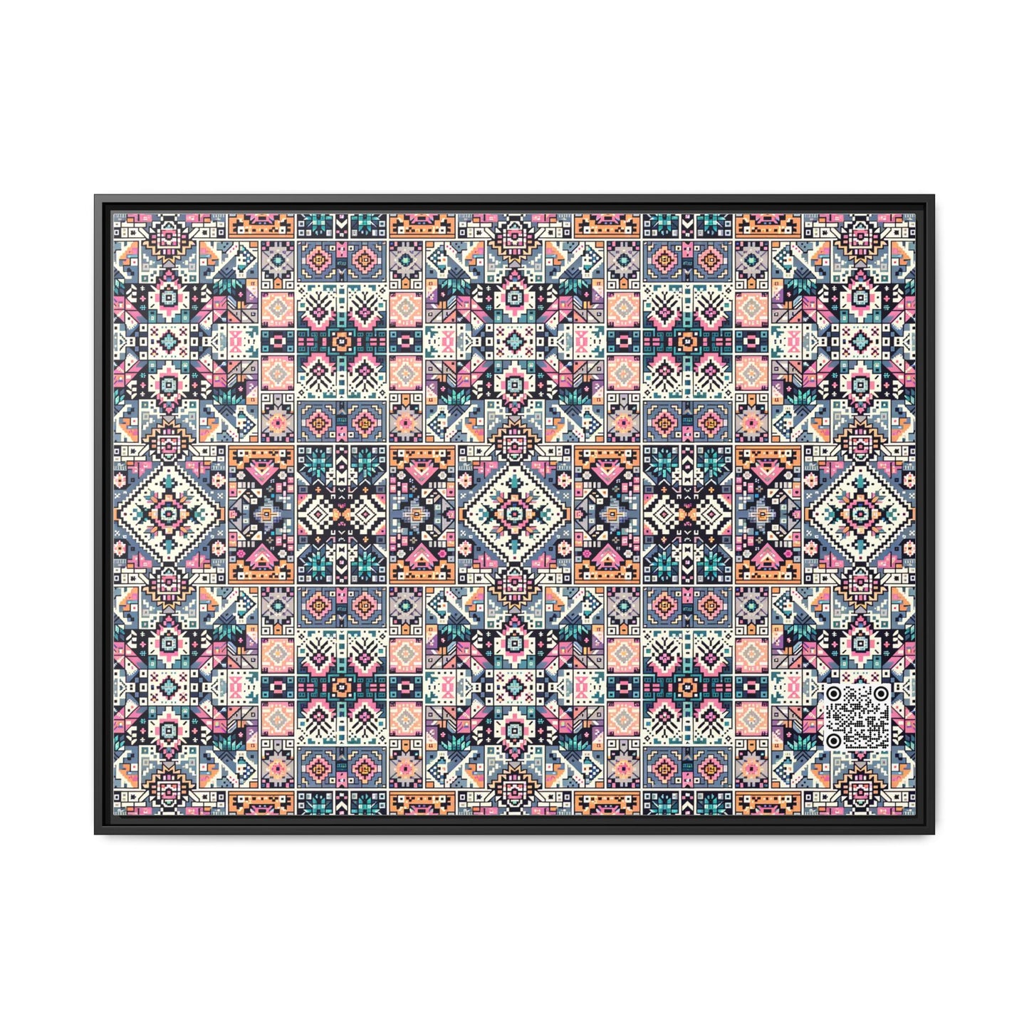 Matte Canvas, Framed (multi-Color) - 8404 Design-01