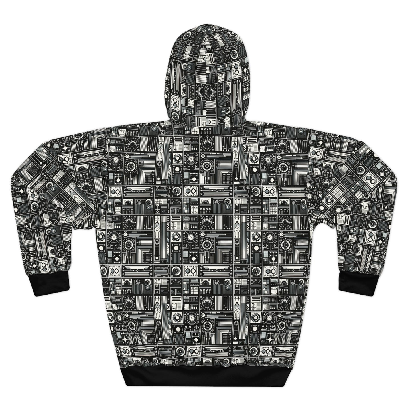 Digital Minimalism Minimalist Tech Pullover Hoodie - 8404 Design-62