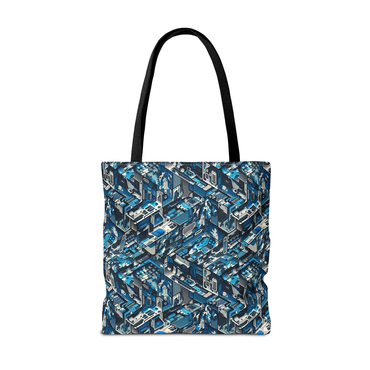 Tech Urban Camo Tech-Forward Streetwear With a Futuristic Military Edge Tote Bag - 8404 Design-51