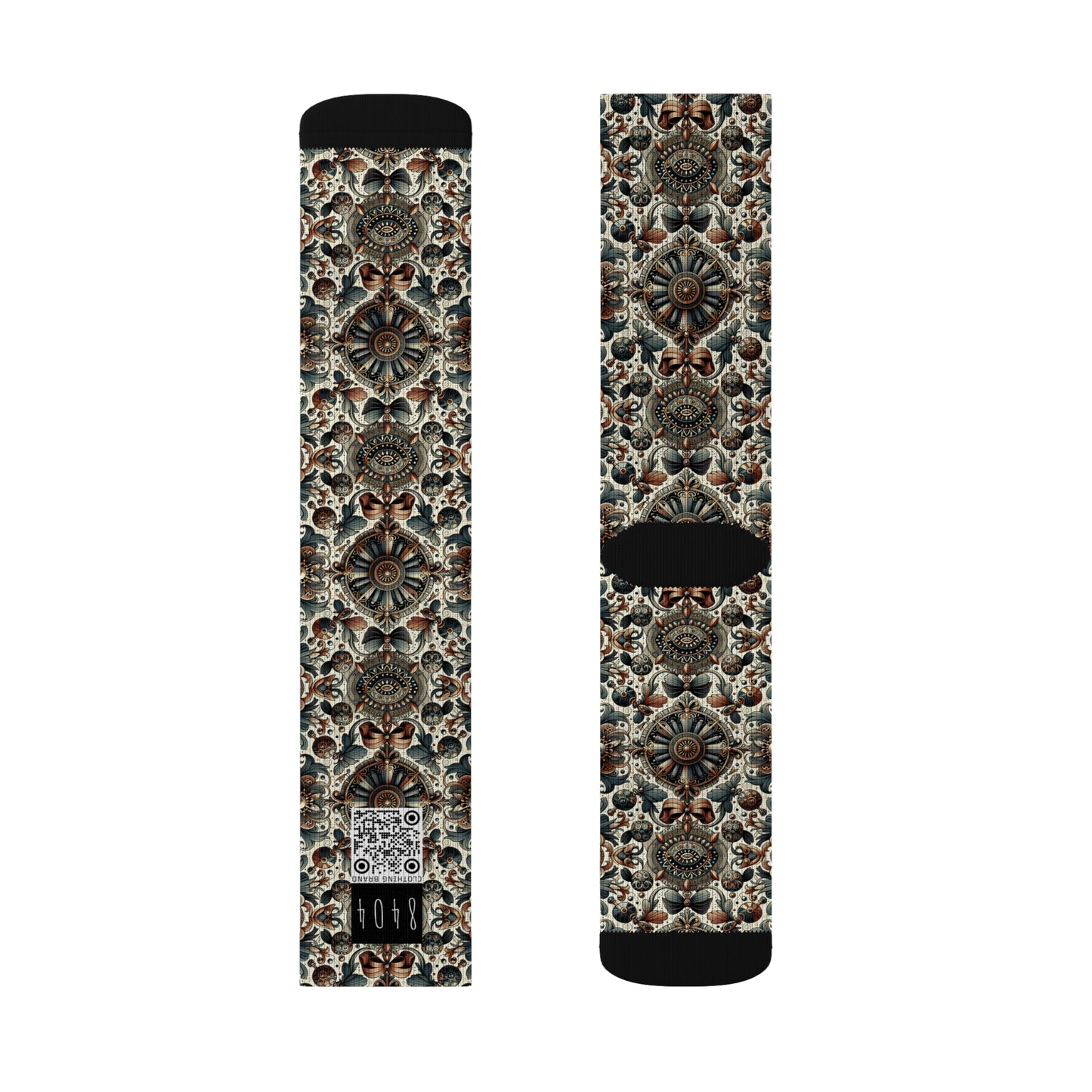 Neo-Dandyism Modern Dandy Streetwear Sublimation Socks - 8404 Design-51
