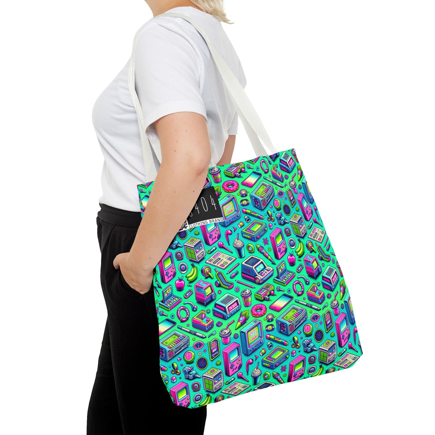 Y2k Revival Nostalgic Futurism Tote Bag - 8404 Design-48