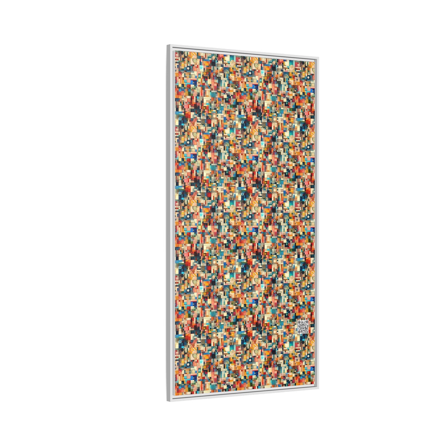 Digital Artistic Expression Artistic Streetwear Matte Canvas, Framed (multi-Color) - 8404 Design-46 B