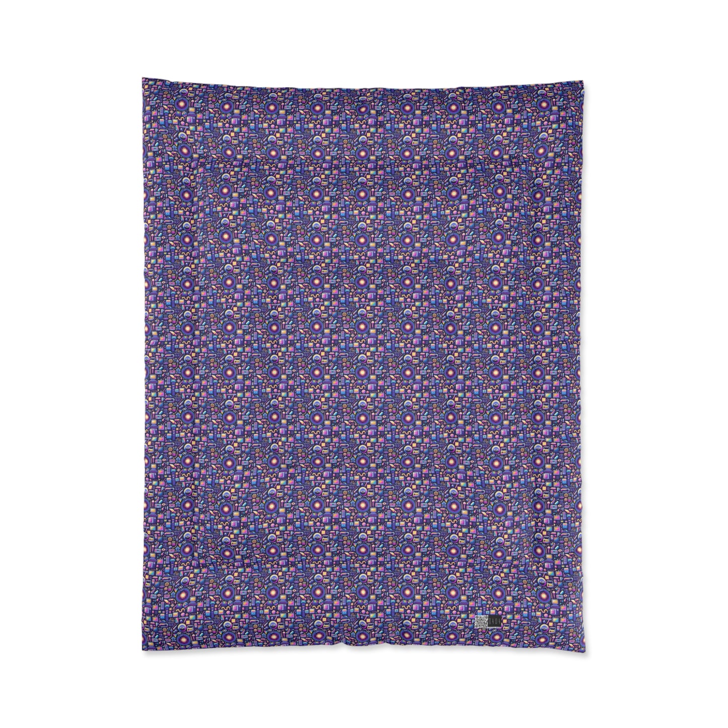 Digital Nostalgia Modern Retro Fusion Comforter - 8404 Design-64