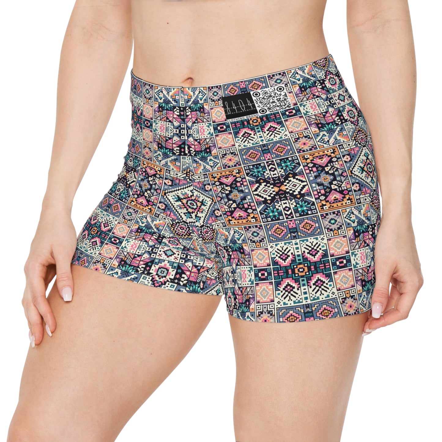 Digital Artisanal Fusion Digital Artisanal Women's Shorts - 8404 Design-65