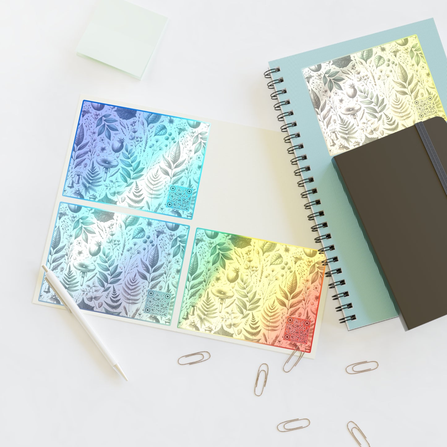 Sustainable Streetwear Modern Eco-Conscious Sticker Sheets - 8404 Design-57