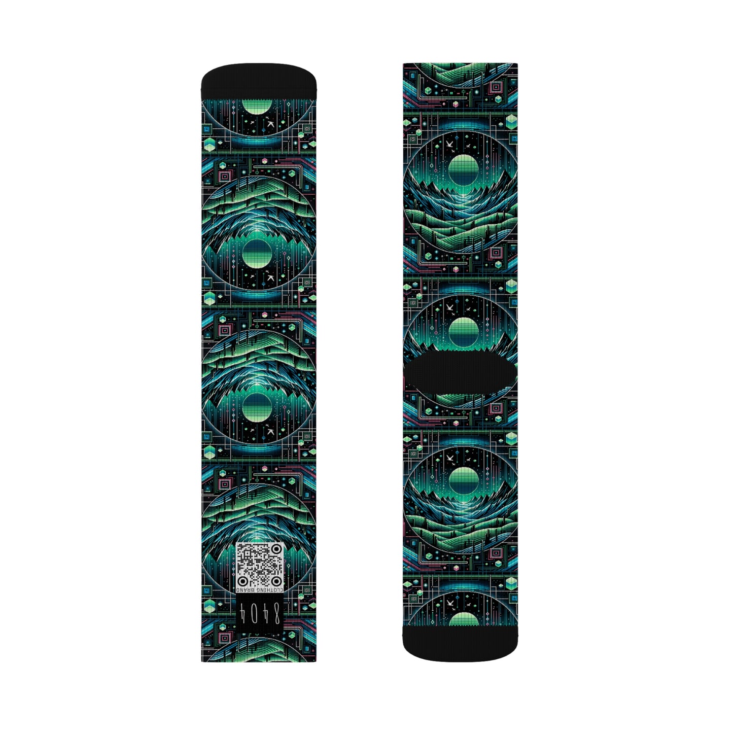 Digital Adventure Graphics Digital Explorer Sublimation Socks - 8404 Design-59