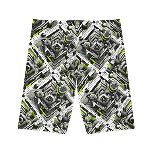 Elevated Sporty Tech Tech-Forward Streetwear Women's Bike Shorts - 8404 Design-70