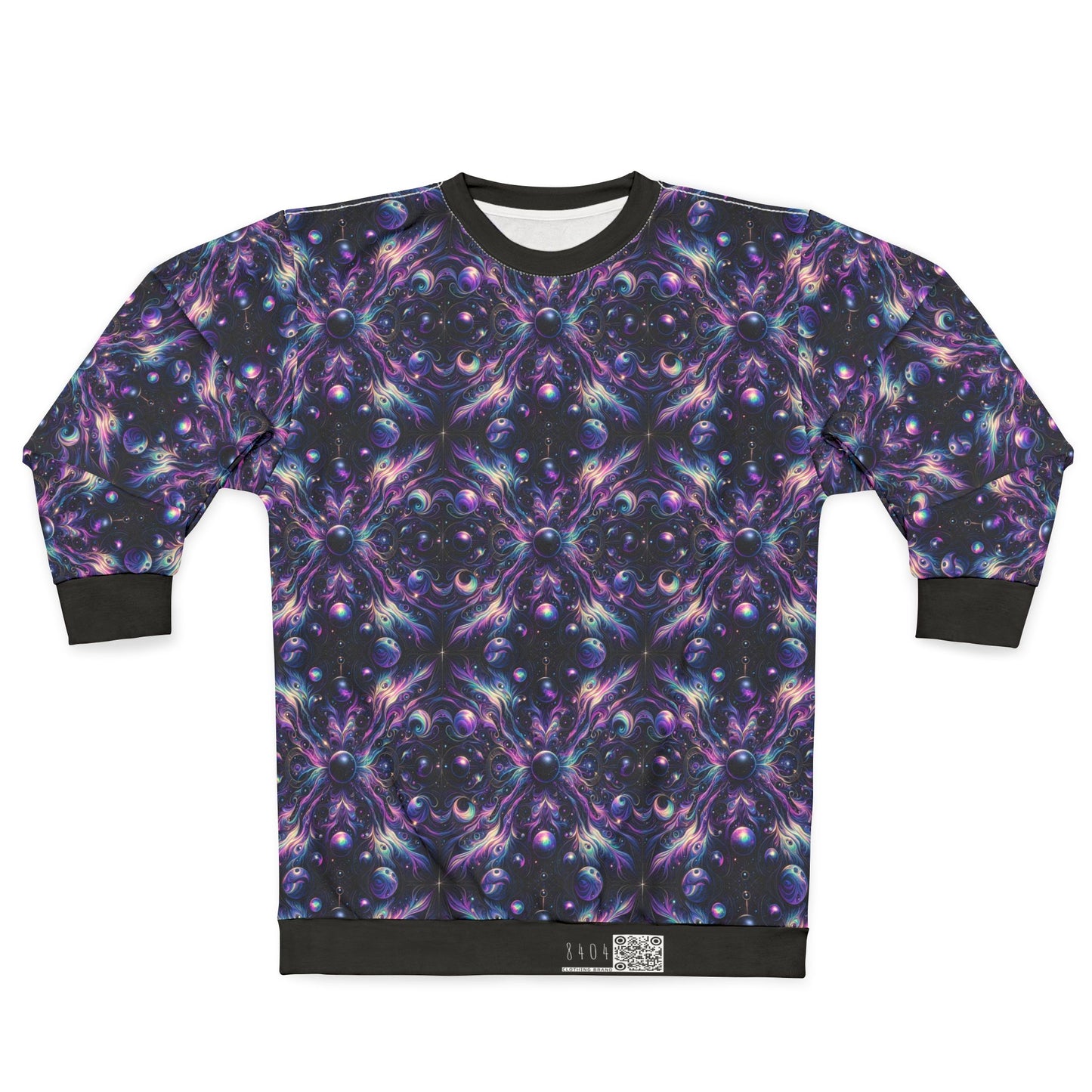 Galactic Hues Tech-Forward Cosmic Fusion Sweatshirt - 8404 Design-41