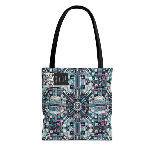 Digital Renaissance Tech-Forward Maximalism Tote Bag - 8404 Design-44