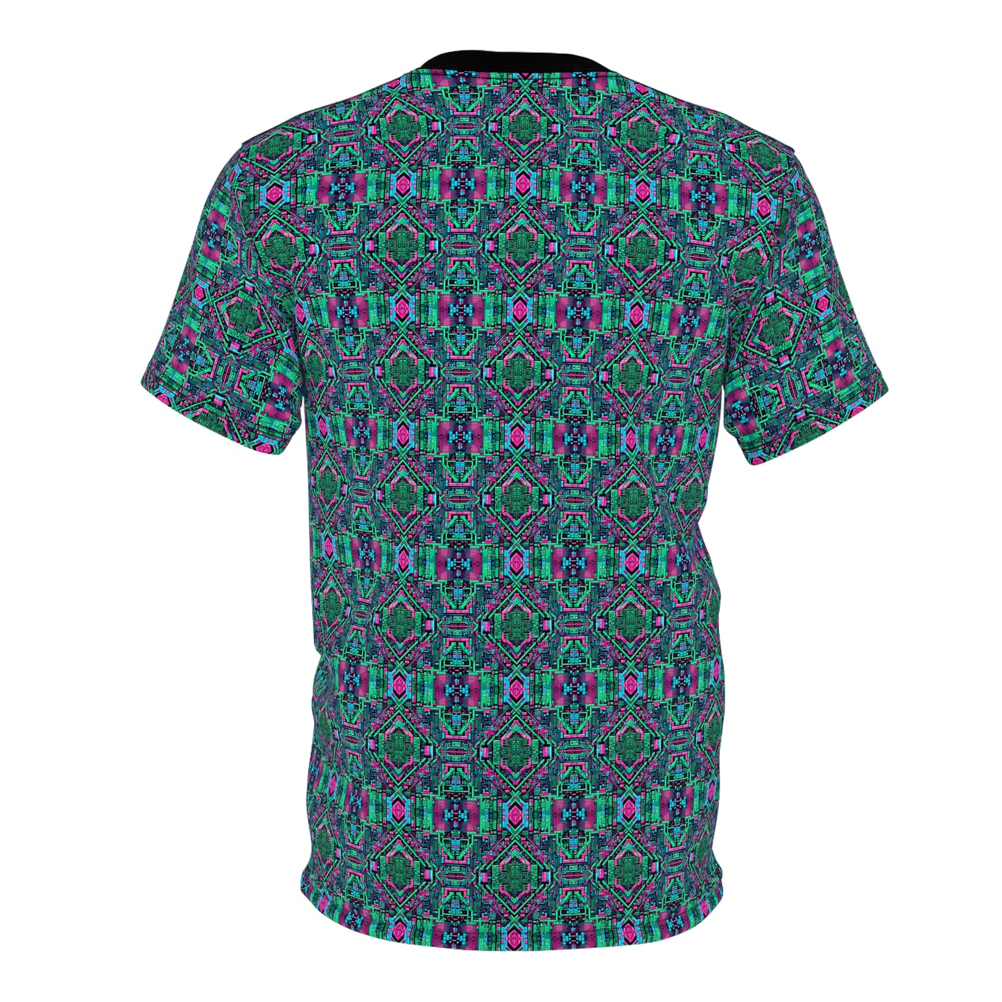 Digital Glitch Vibes Tech-Inspired Streetwear Unisex Cut & Sew Tee - 8404 Design-71