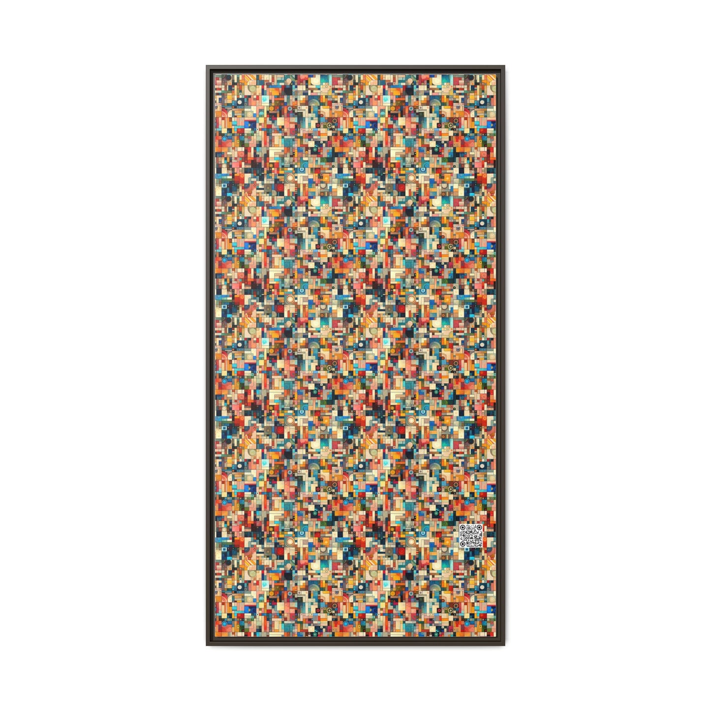 Digital Artistic Expression Artistic Streetwear Matte Canvas, Framed (multi-Color) - 8404 Design-46 B