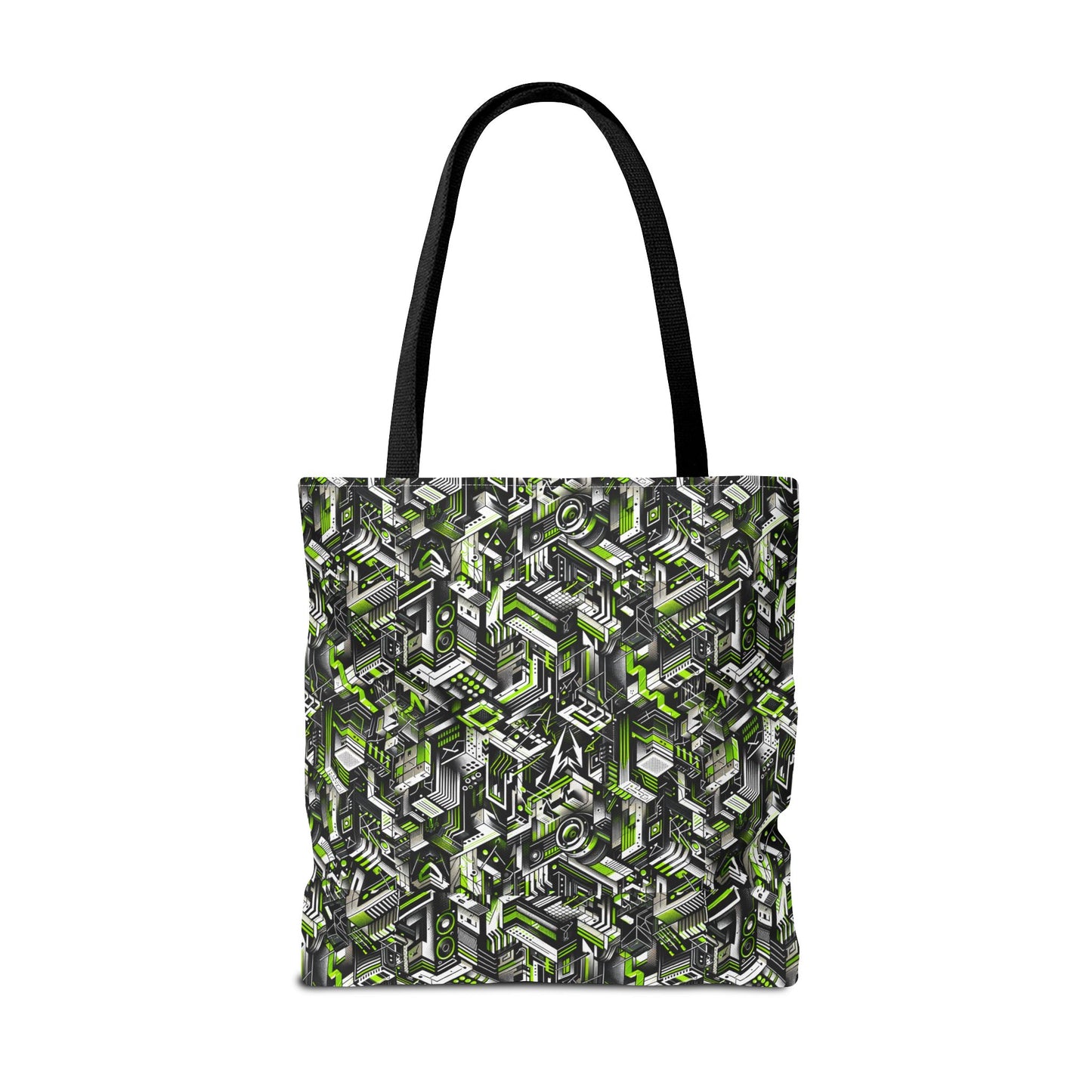 Graffiti Tech Fusion Bold Streetwear Fusion Tote Bag - 8404 Design-53
