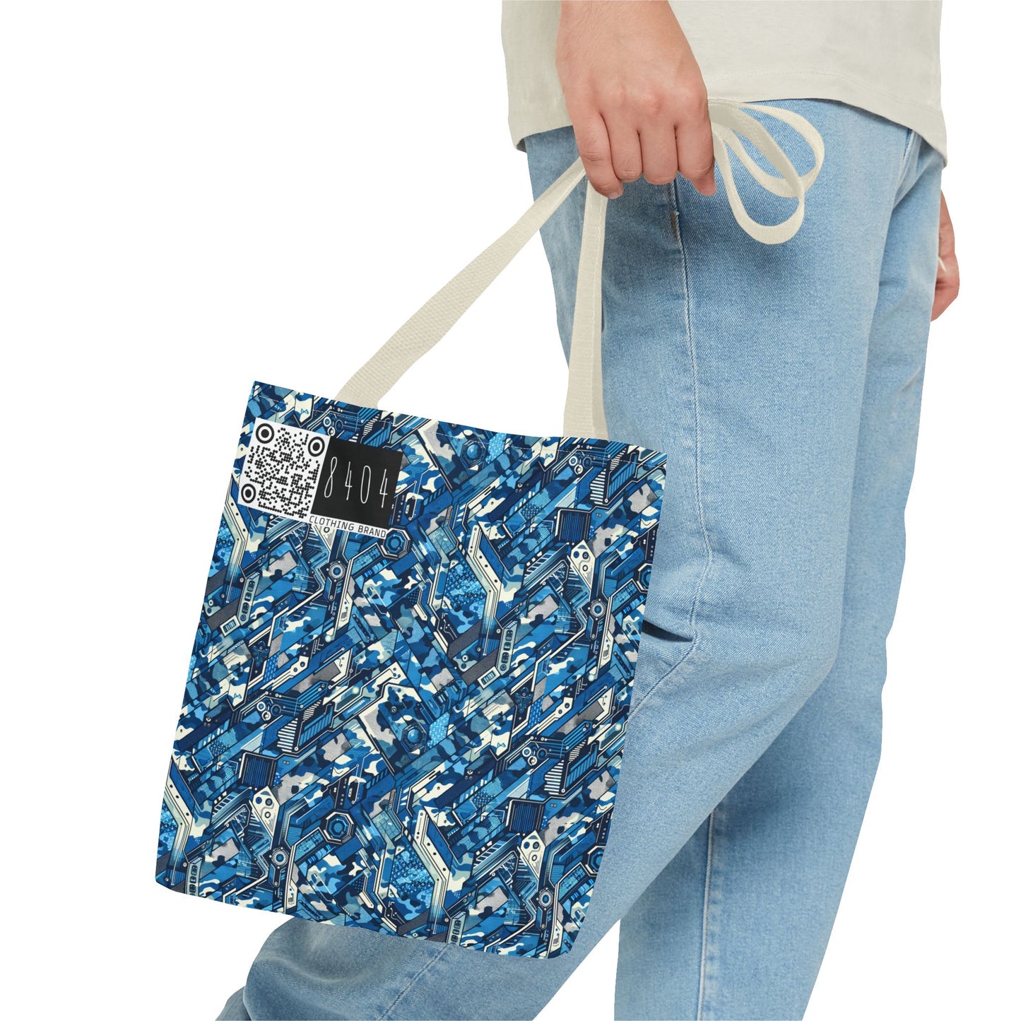 Tech Urban Camo Tech-Forward Streetwear With a Futuristic Military Edge Tote Bag - 8404 Design-39