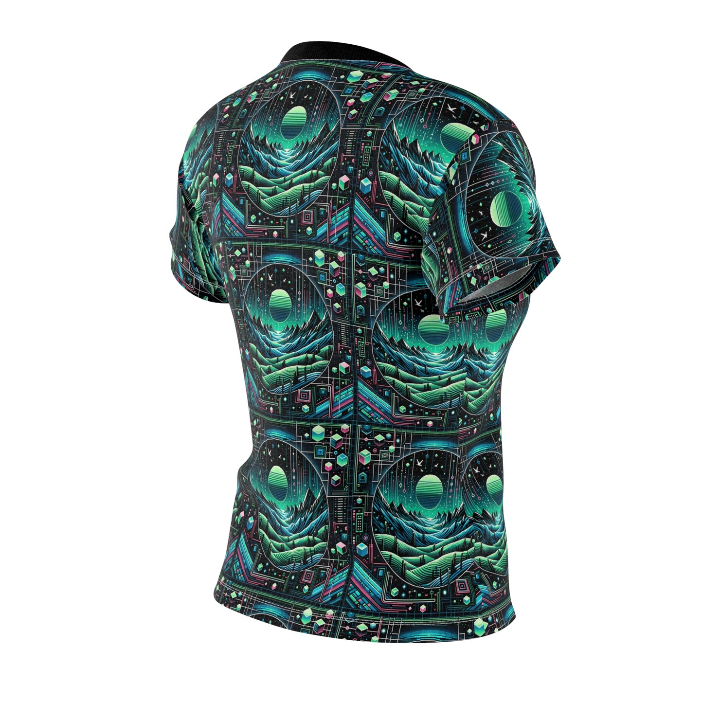 Digital Adventure Graphics Digital Explorer Women's Cut & Sew Tee - 8404 Design-59