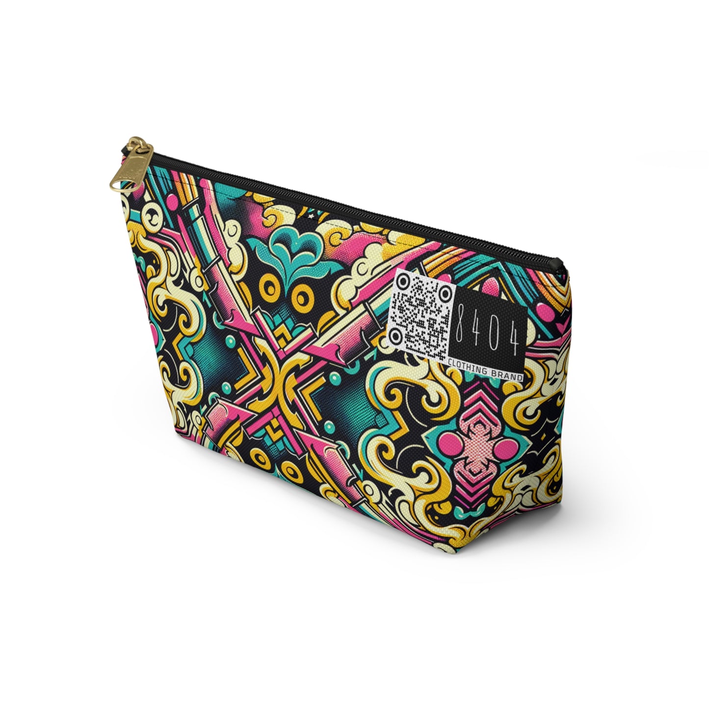 Neon Pop Art Revival Pop Culture Retro Accessory Pouch W T-Bottom - 8404 Design-59