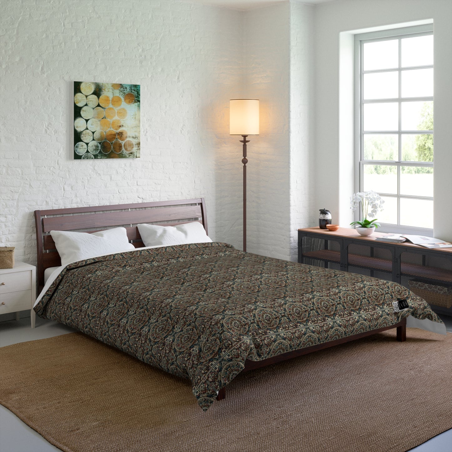 Urban Renaissance Historical Fusion With Street Edge Comforter - 8404 Design-57