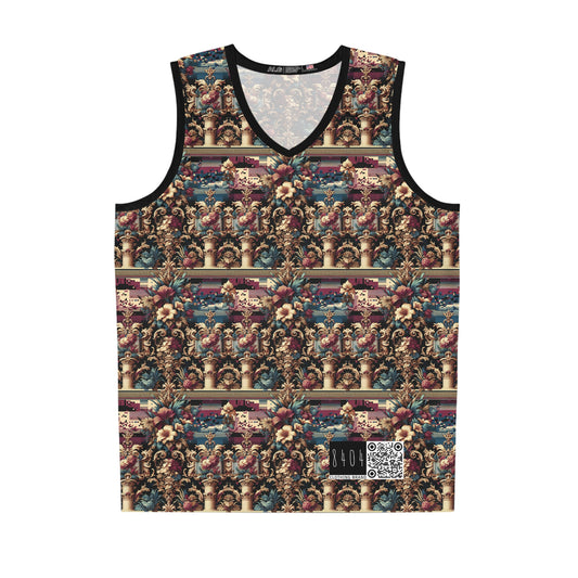 Digital Renaissance Modern Baroque Fusion Basketball Jersey - 8404 Design-58