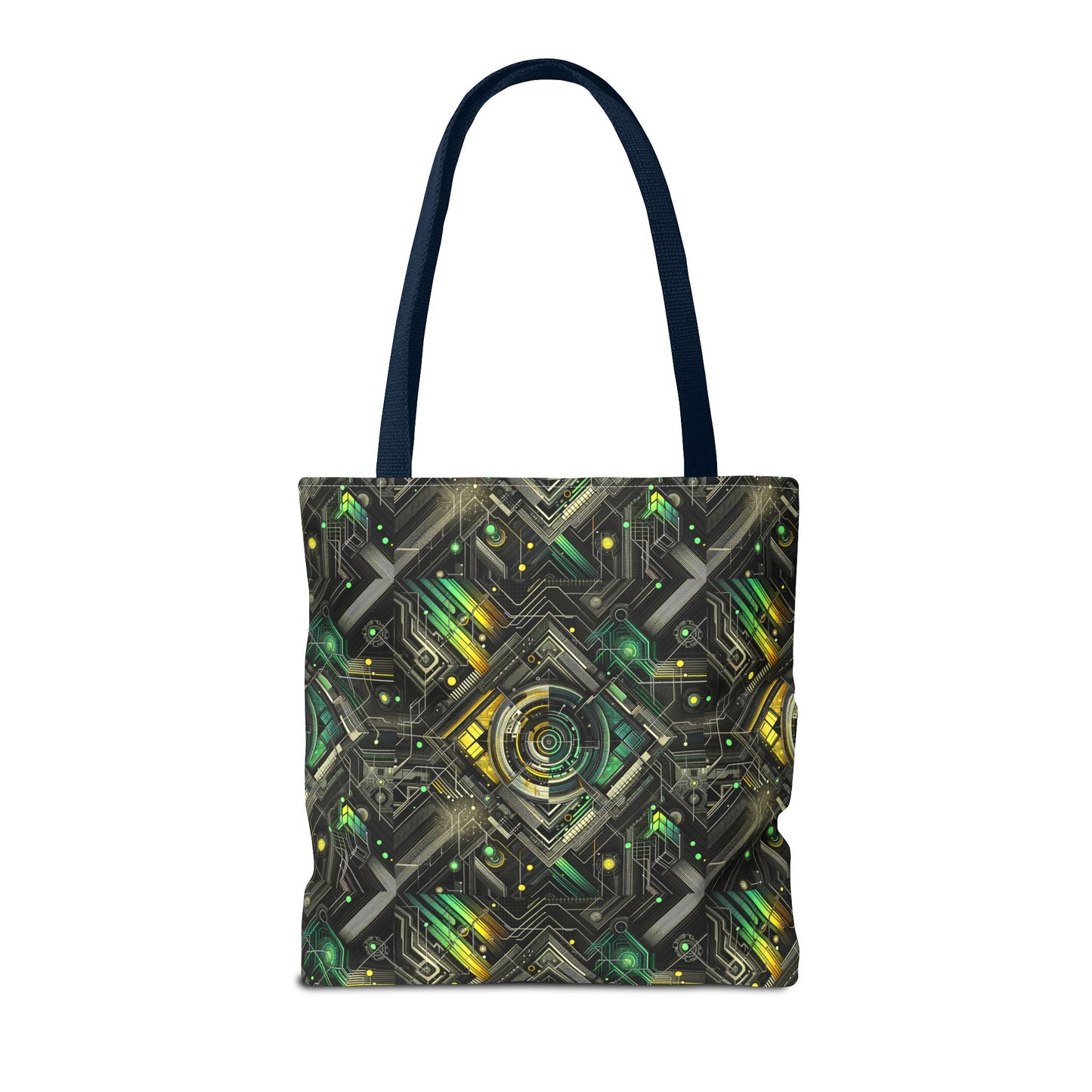 Tech Noir Graphics Tech-Inspired Streetwear Tote Bag - 8404 Design-57