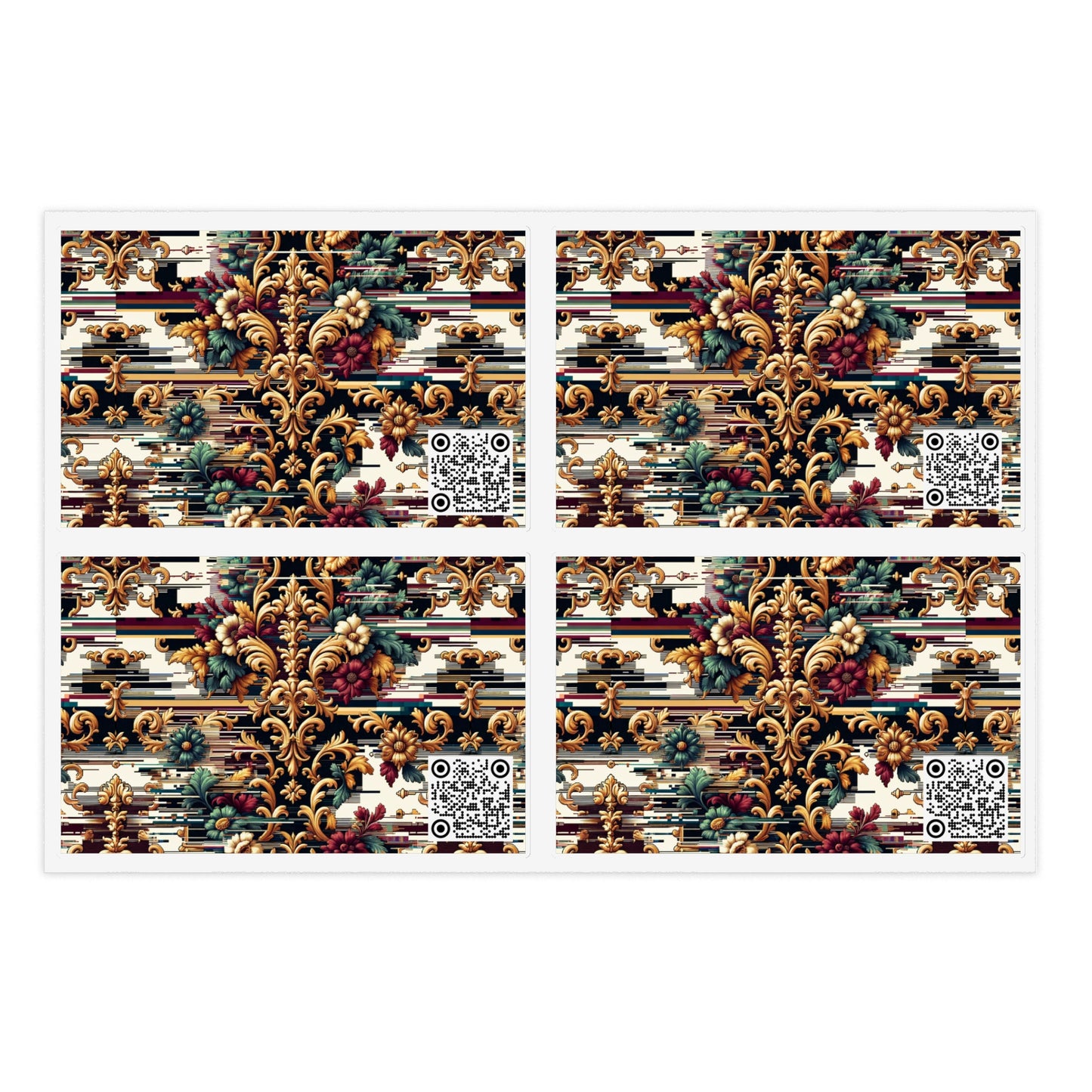Digital Renaissance Modern Baroque Fusion Sticker Sheets - 8404 Design-63
