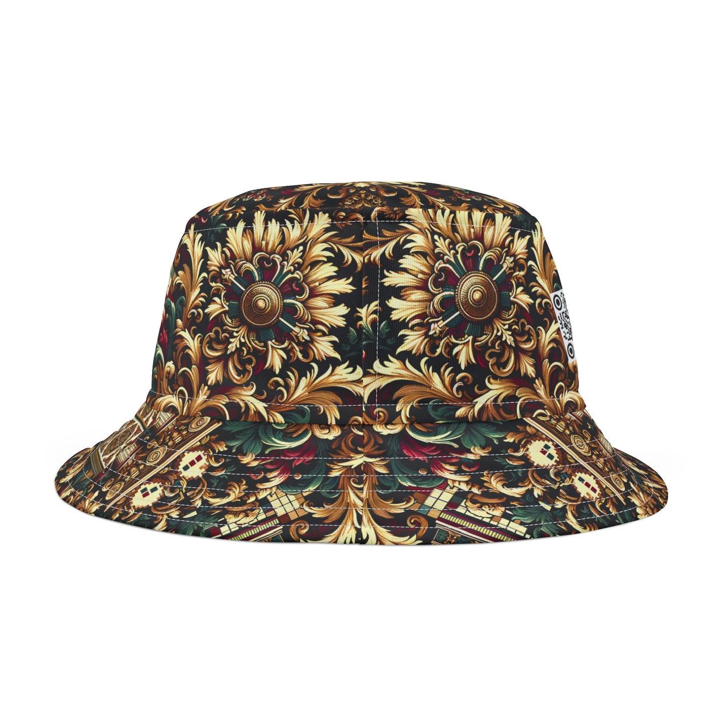 Digital Renaissance Modern Baroque Fusion Bucket Hat - 8404 Design-57