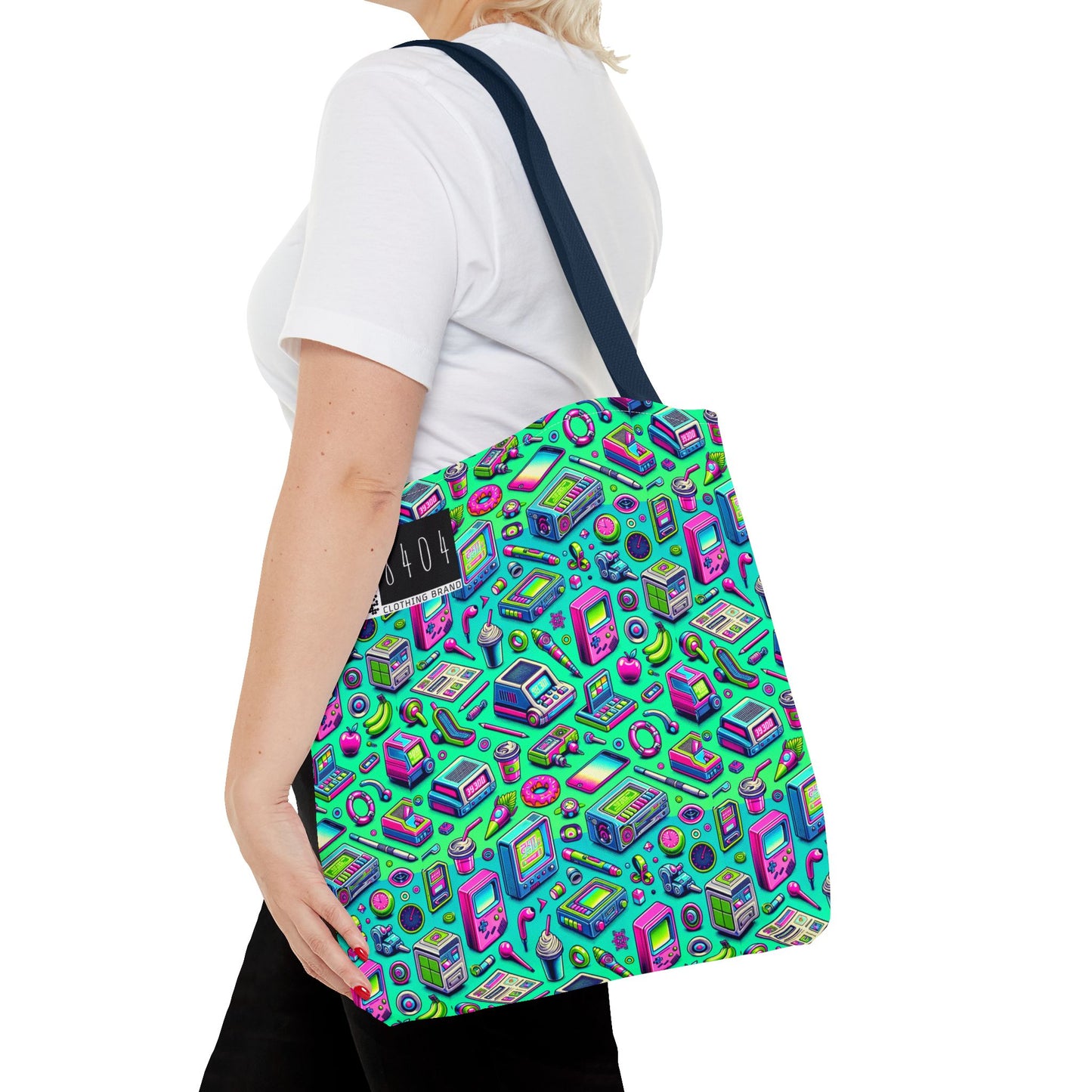 Y2k Revival Nostalgic Futurism Tote Bag - 8404 Design-48