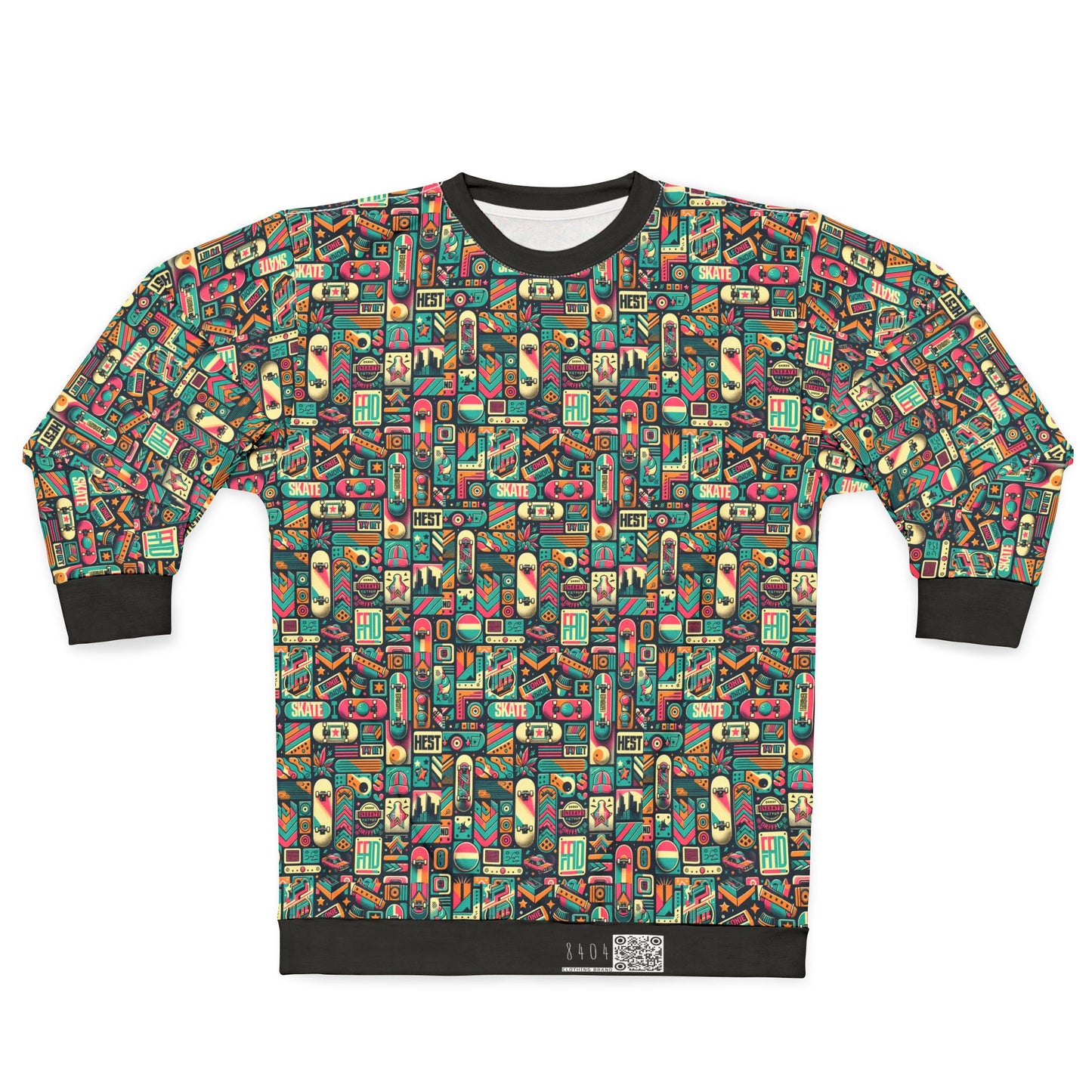 Skate Culture Revival Urban Retro Cool Sweatshirt - 8404 Design-61