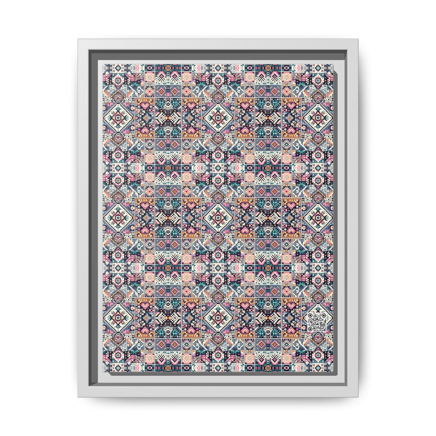 Matte Canvas, Framed (multi-Color) - 8404 Design-01