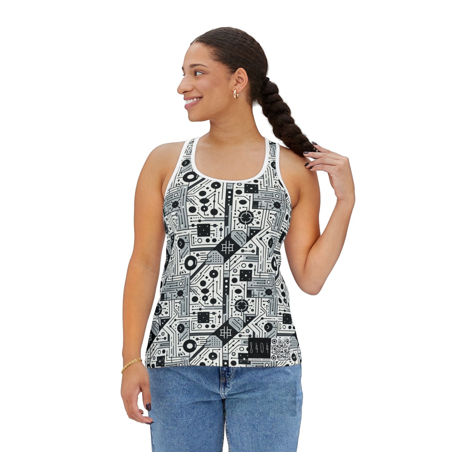 Digital Minimalism Minimalist Tech Women's Tank Top - 8404 Design-48