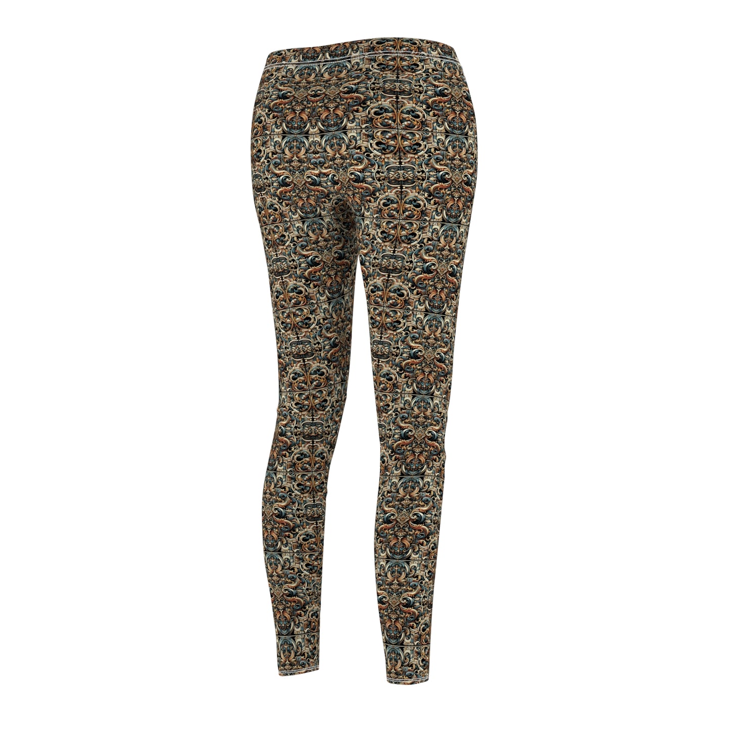 Urban Renaissance Historical Fusion With Street Edge Women's Cut & Sew Casual Leggings - 8404 Design-59