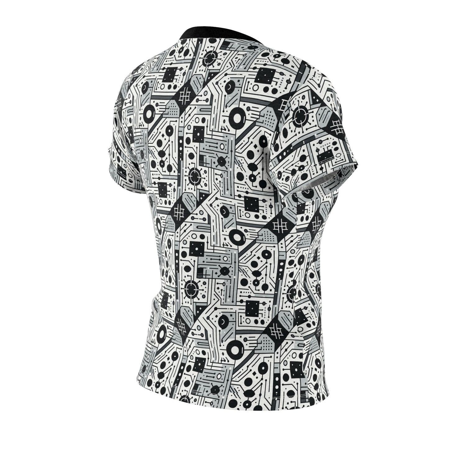 Digital Minimalism Minimalist Tech Women's Cut & Sew Tee - 8404 Design-48