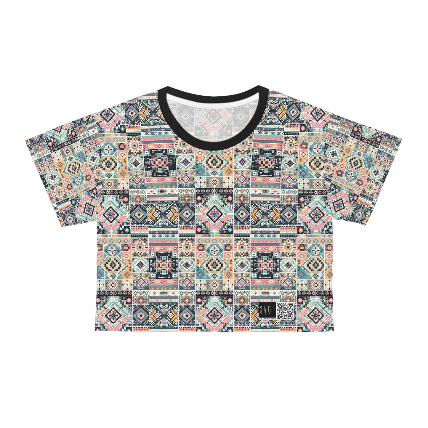 Digital Artisanal Fusion Digital Artisanal Crop Tee - 8404 Design-55
