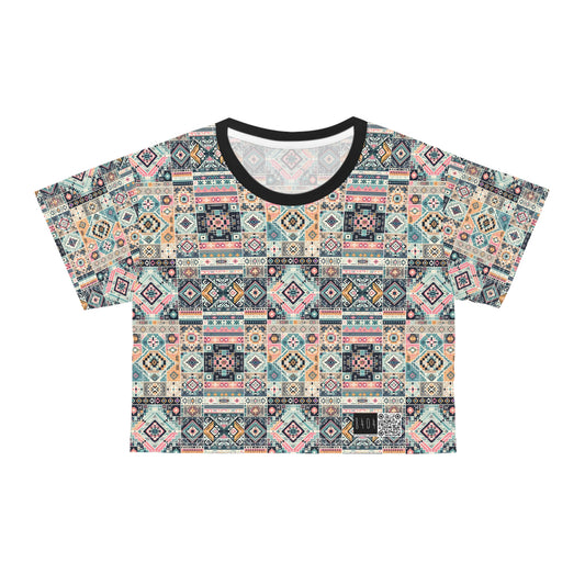 Digital Artisanal Fusion Digital Artisanal Crop Tee - 8404 Design-55