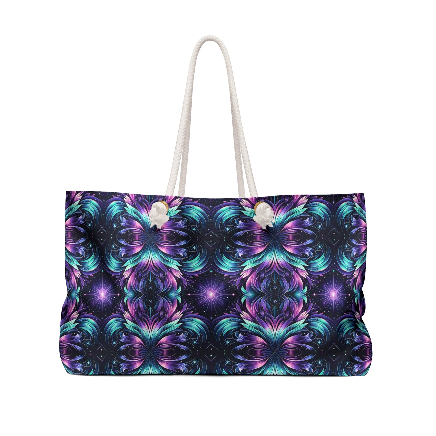 Iridescent Dream Futuristic Tech Weekender Bag - 8404 Design-60