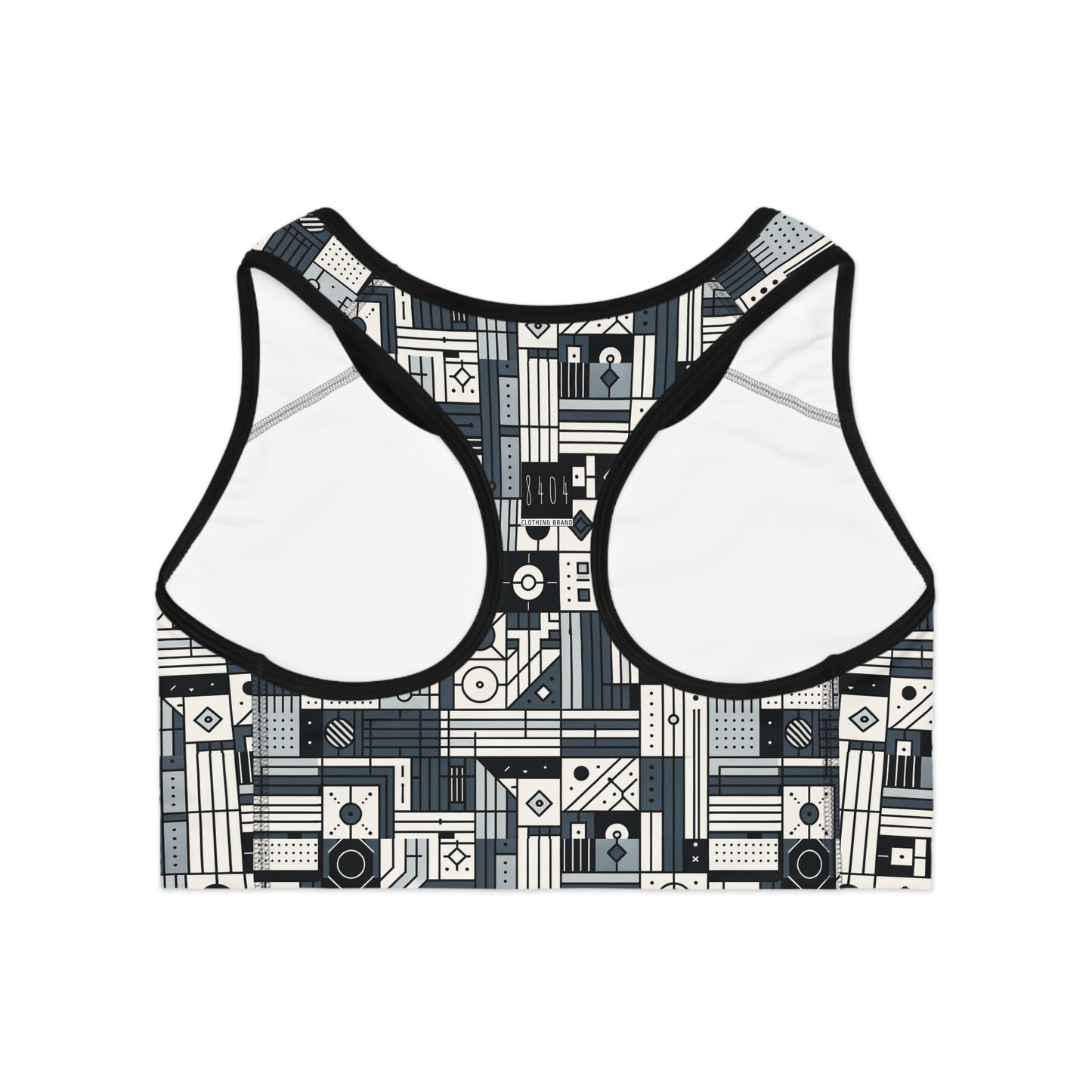 Digital Minimalism Minimalist Tech Sports Bra - 8404 Design-49
