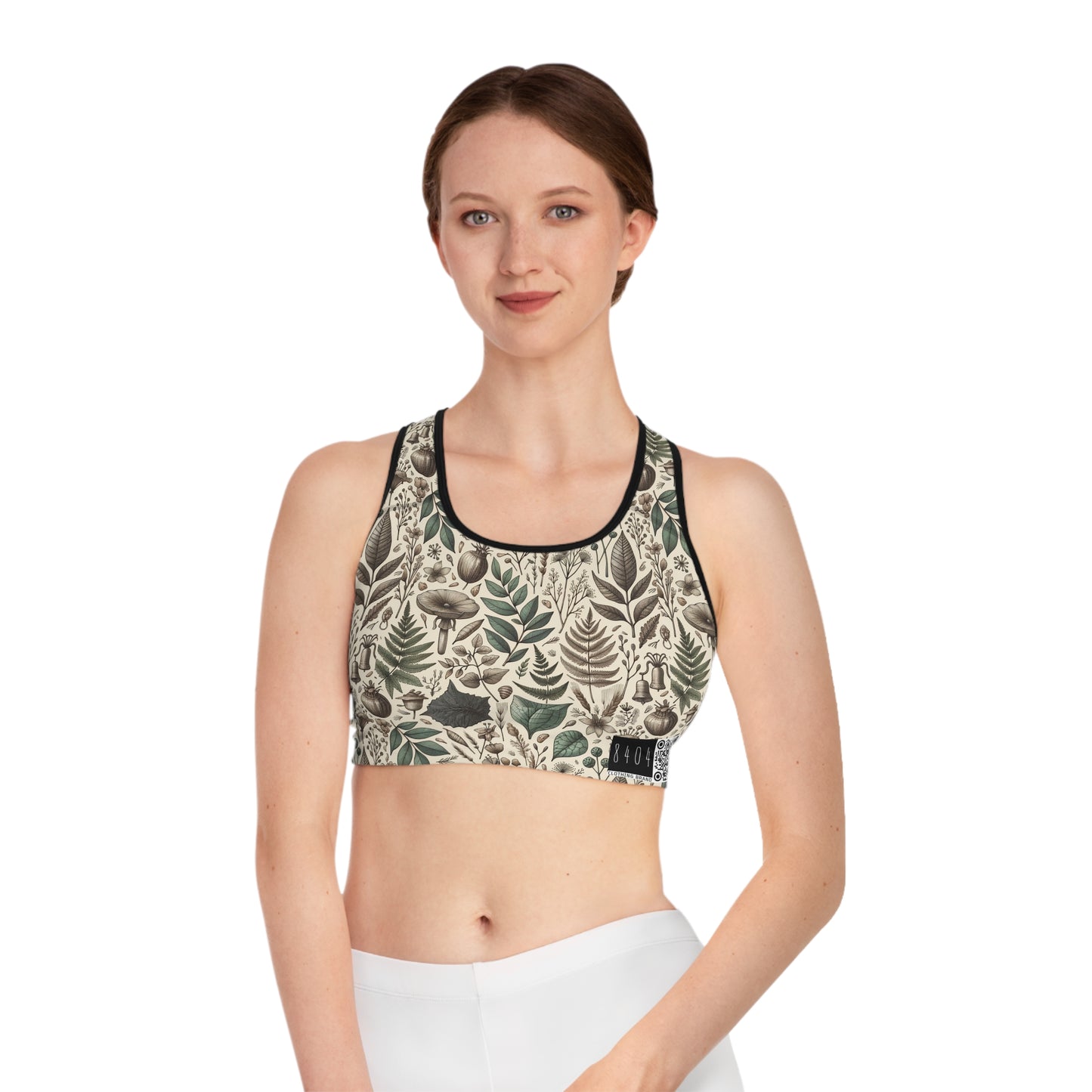 Sustainable Streetwear Modern Eco-Conscious Sports Bra - 8404 Design-57