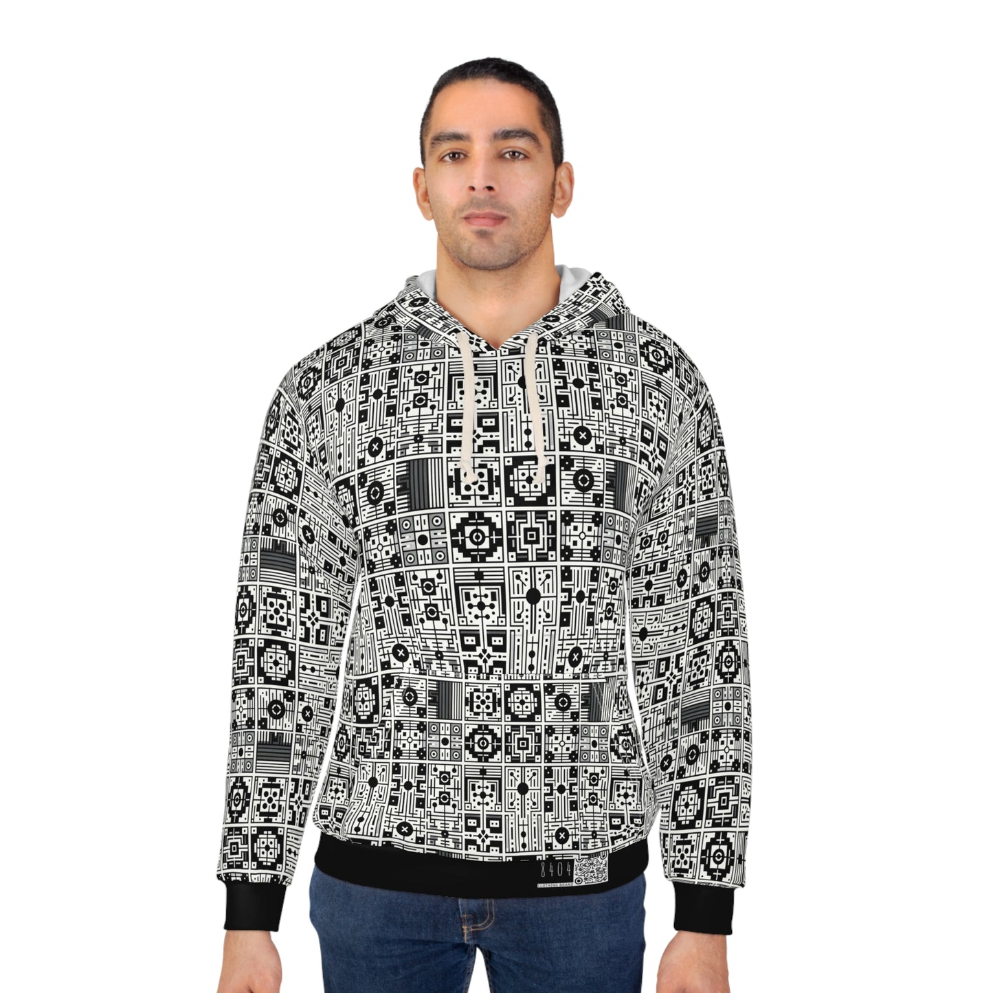 Digital Minimalism Minimalist Tech Pullover Hoodie - 8404 Design-55