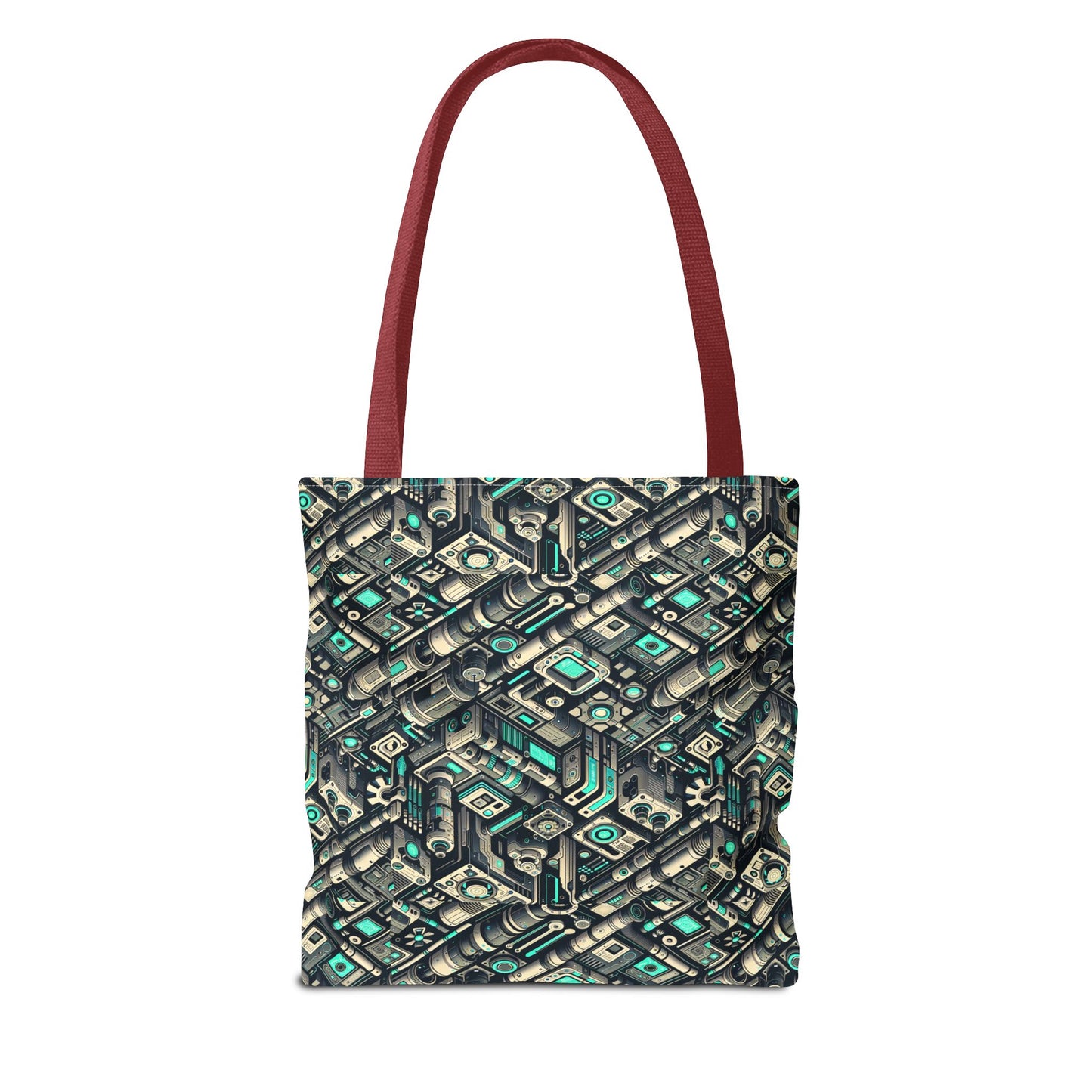 Tech Utility Fusion Modern Tech Streetwear Tote Bag - 8404 Design-49