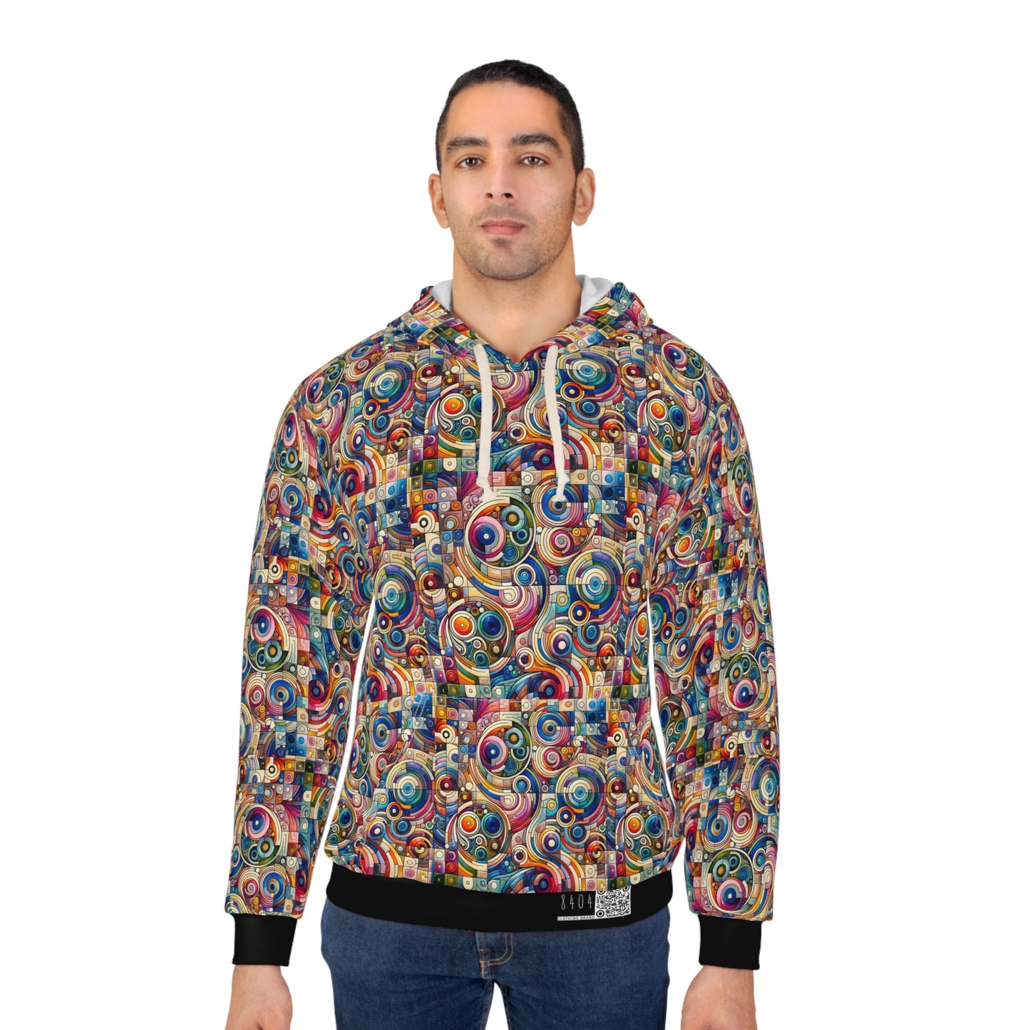 Digital Artistic Expression Artistic Streetwear Pullover Hoodie - 8404 Design-49