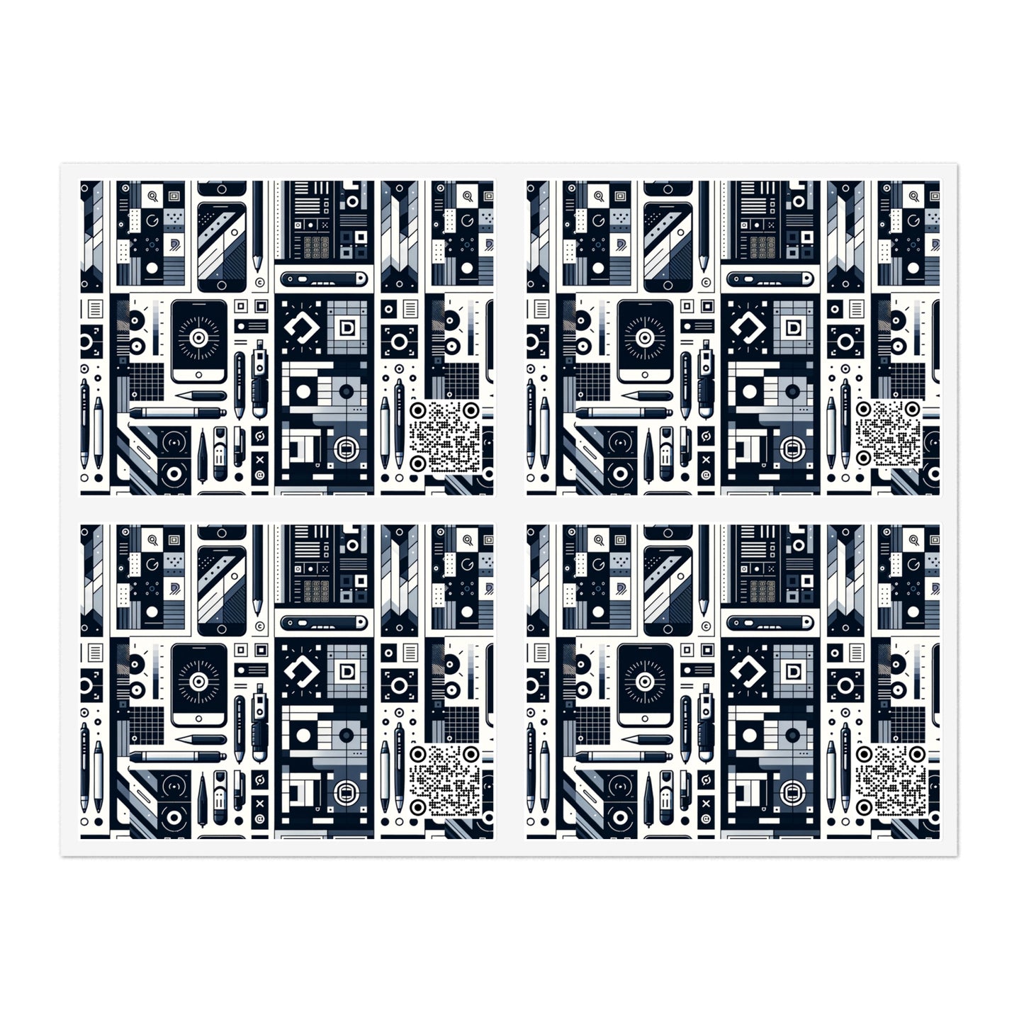 Minimalist Athleisure Minimalist Tech Sticker Sheets - 8404 Design-60