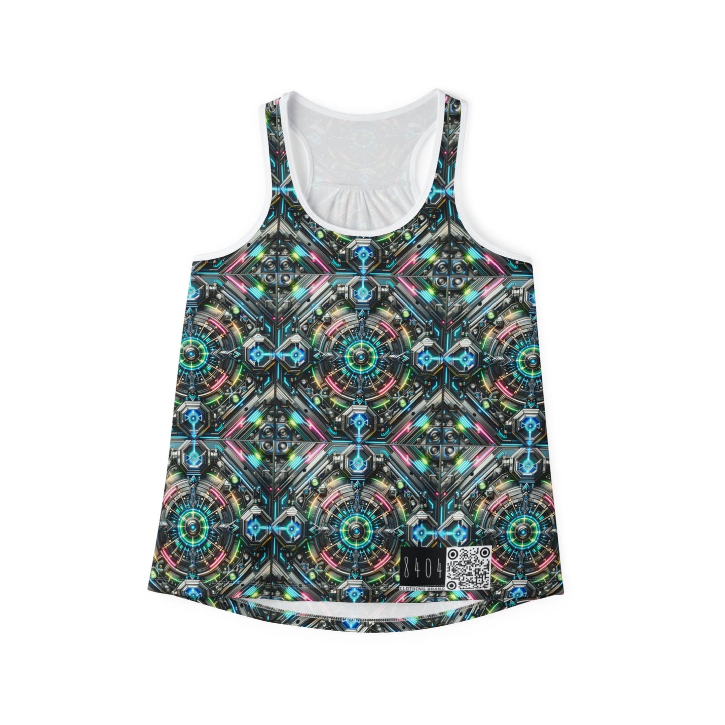 Tech-Infused Futurism Futuristic Tech Women's Tank Top - 8404 Design-53