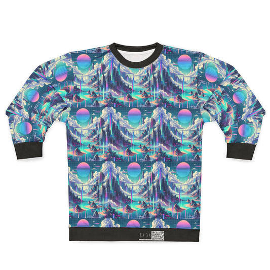 Digital Dreamscapes Digitally-Inspired Streetwear With a Dreamy, Surreal Twist Sweatshirt - 8404 Design-53
