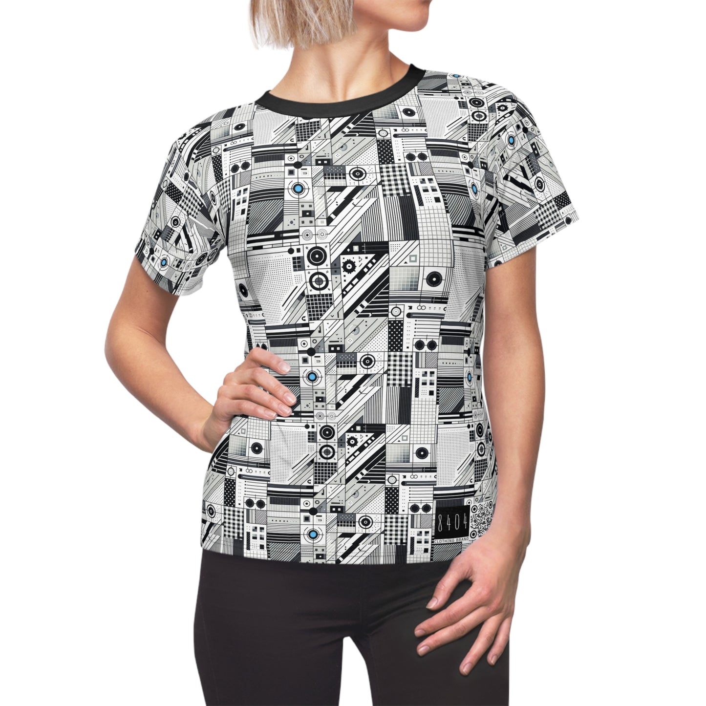 Digital Minimalism Minimalist Tech Women's Cut & Sew Tee - 8404 Design-52