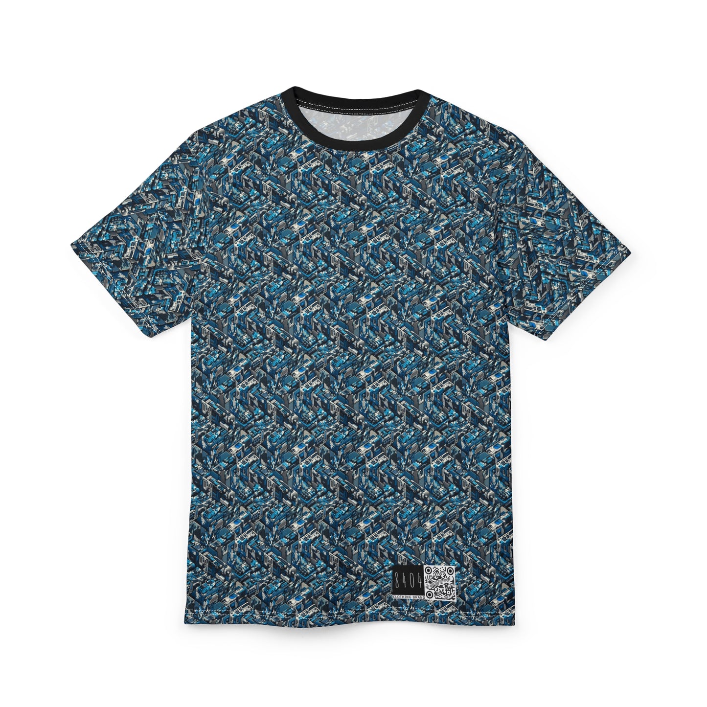 Tech Urban Camo Tech-Forward Streetwear With a Futuristic Military Edge Unisex Cut & Sew Tee - 8404 Design-51