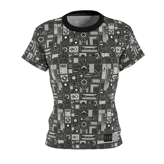 Digital Minimalism Minimalist Tech Women's Cut & Sew Tee - 8404 Design-62