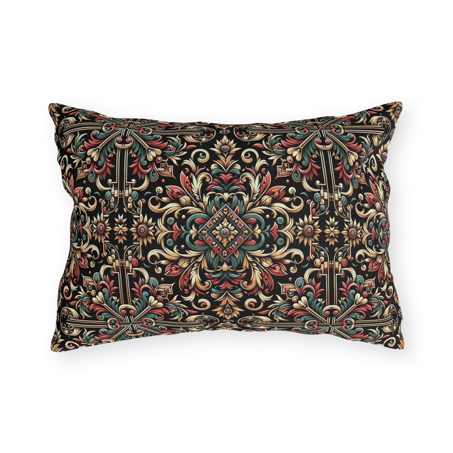 Streetwear Renaissance Artistic Clash of Old and New Outdoor Pillow - 8404 Design-46