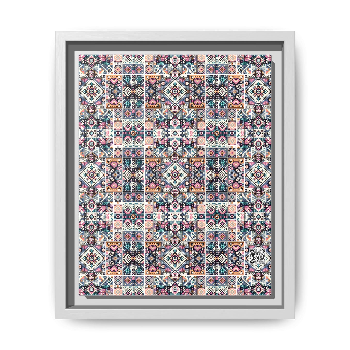 Matte Canvas, Framed (multi-Color) - 8404 Design-01