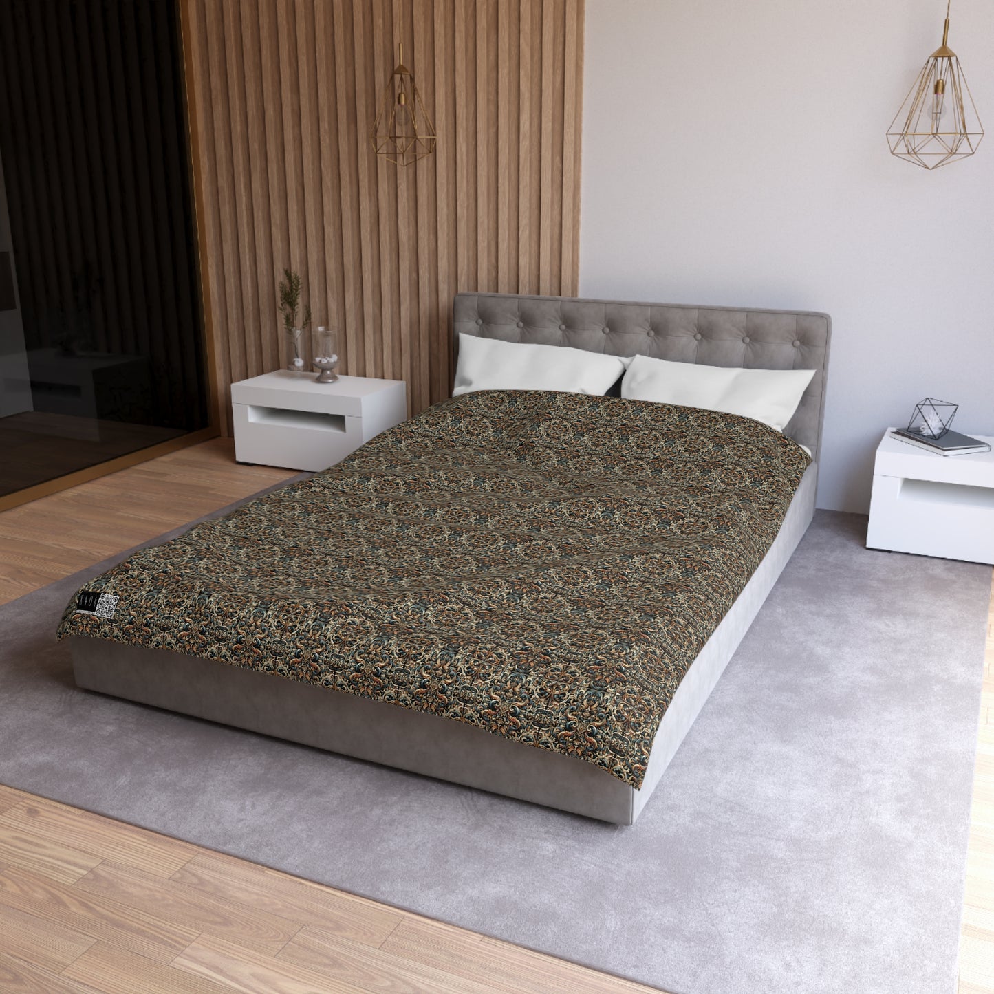 Urban Renaissance Historical Fusion With Street Edge Microfiber Duvet Cover - 8404 Design-59